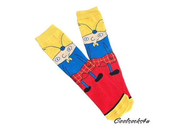 Hey Arnold Character Cartoon Cotton Crew Socks | Cute, Cool and Fun |