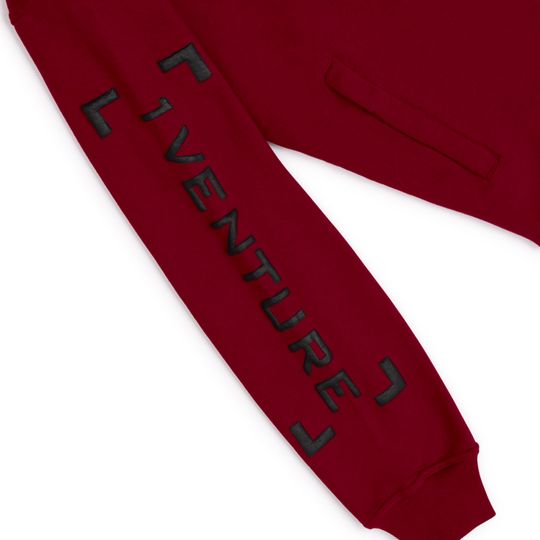 1Venture Black / Crimson Red Hoodie