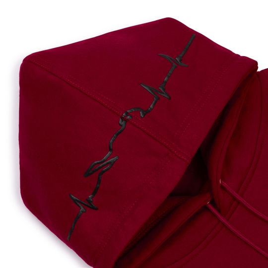 1Venture Black / Crimson Red Hoodie