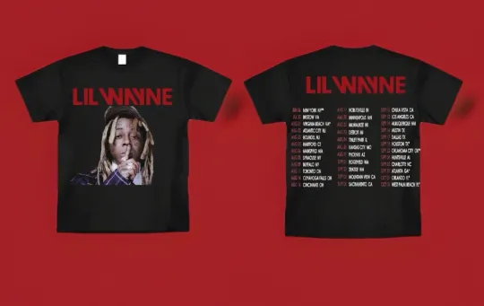 Lil Wayne Carter VI Tour T Shirt