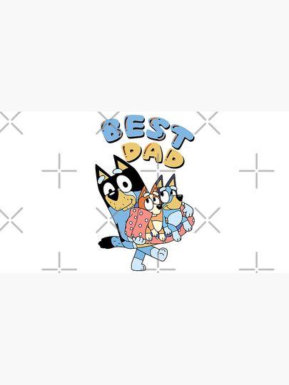 BlueyDad Characters, Bandit Heeler, Best Dad Cap
