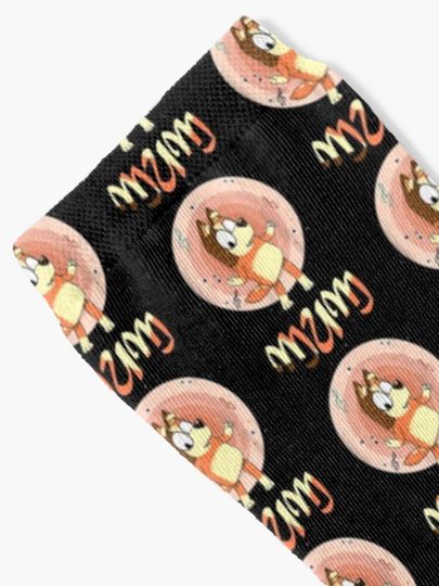 Blueyzz dad mom funny family - blueys : blueys dad Socks