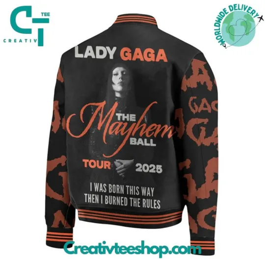 Ld ga The Mayhem Ball Tour 2025 Baseball Jacket