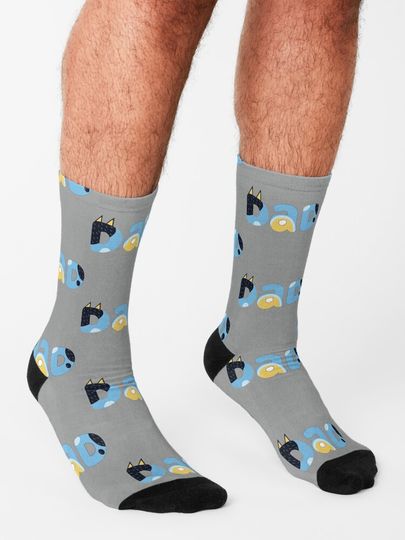 i love dad Socks