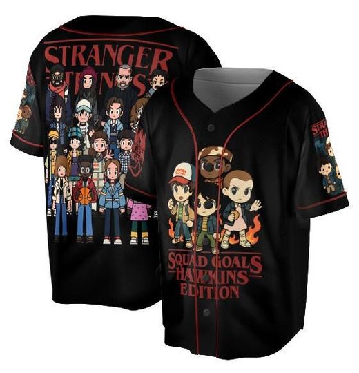 Stranger Things Movie Baseball Jersey