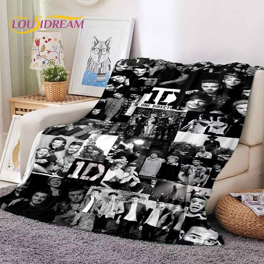 2025 Rock-One Direction Fleece Blanket | Gift For Fan
