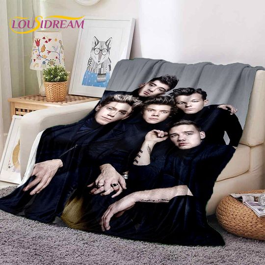 2025 Rock-One Direction Fleece Blanket | Gift For Fan