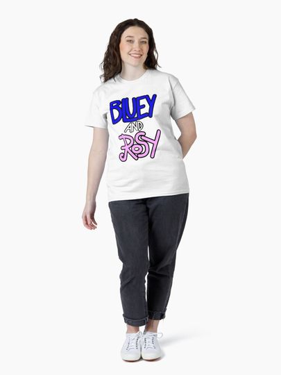BlueyDad and Rosy log Perfect Classic T-Shirt