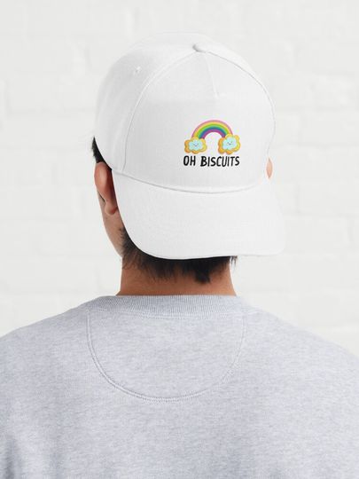 BlueyDad Oh Biscuits, Mum Dad Cartoon, Mother's Father's Day Cap