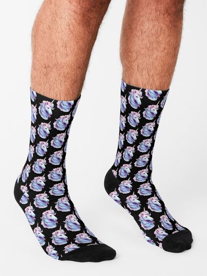 Unicorse BlueyDad  Socks