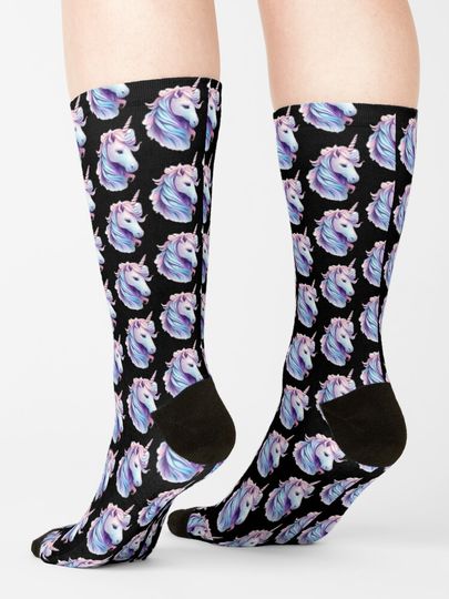 Unicorse BlueyDad  Socks