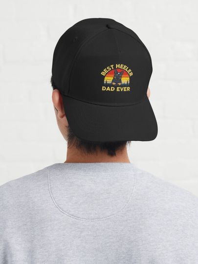 best Blue Heeler dad ever Cap