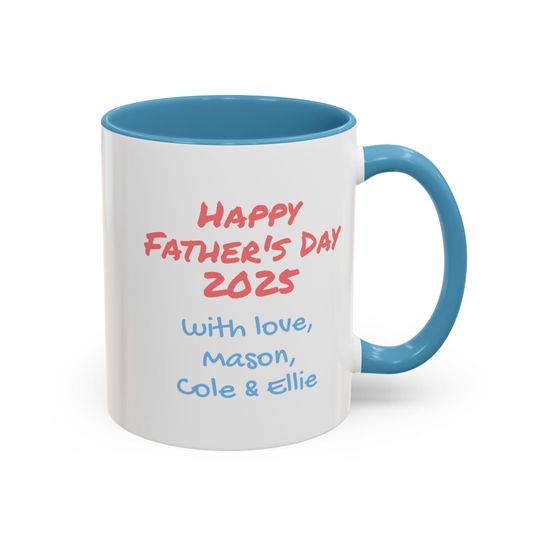 Rad Dad Fathers Day Gift Coffee Mug - BlueyDad Theme