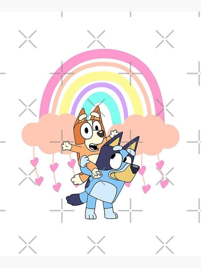 BlueyDad Characters, BlueyDad and Bingo Apron