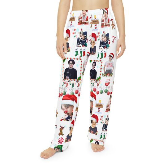 BTS inspired Jimin Christmas Womens Pajama Pants