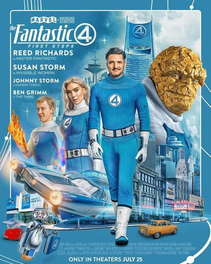 The Fantastic Four First Steps Premium Matte Vertical Poster