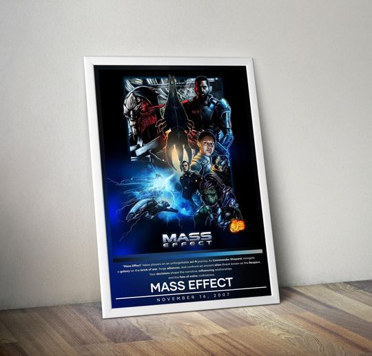 Mass Effect Poster | Mass Effect | Gaming Posters | Video Game Posters | Wall Decor Poster