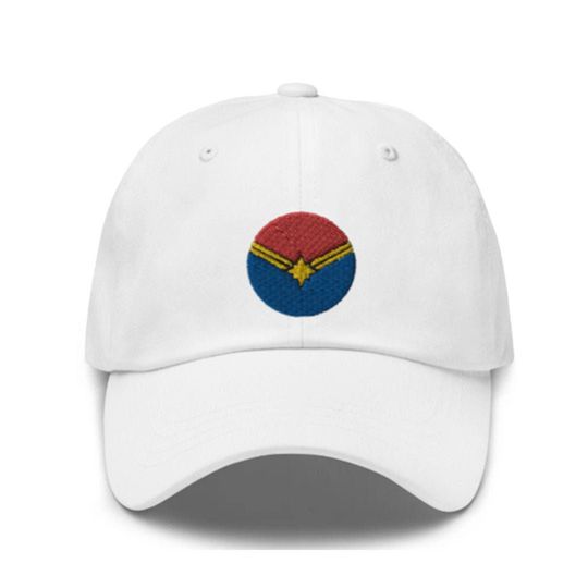 Captain Marvel Embroidered Dad Hat