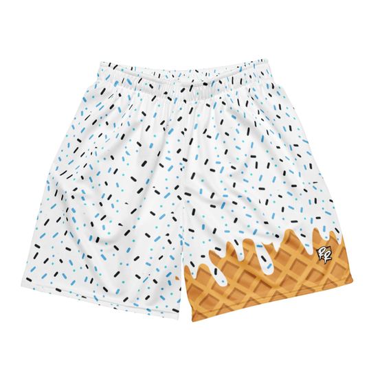 White Ice Cream Shorts