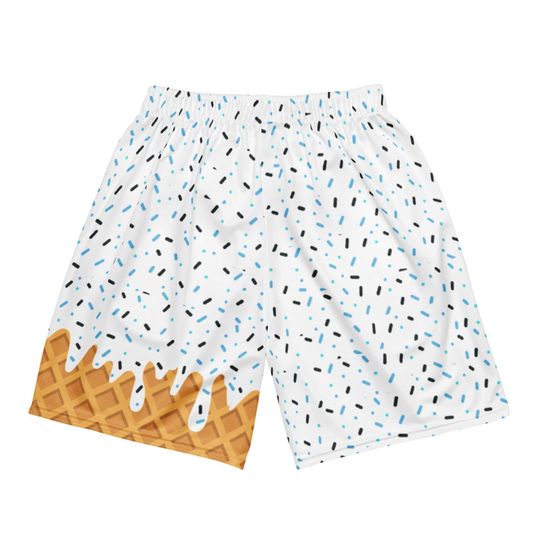 White Ice Cream Shorts