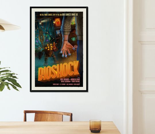 BIOSHOCK 1 Game Poster | Game Art | Horror Game