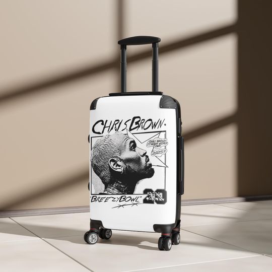Chris Brown Breezy Bowl Tour Limited Edition Suitcase