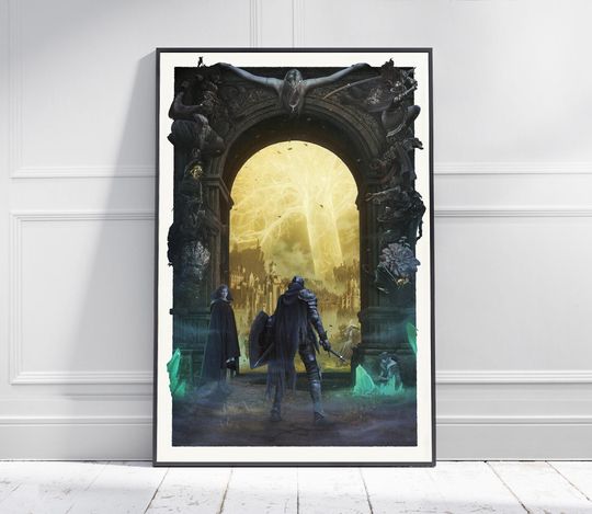 ELDEN RING | Game Poster | Game Art | Horror Game | Print | Room Decor | Wall Art
