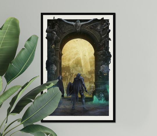 ELDEN RING | Game Poster | Game Art | Horror Game | Print | Room Decor | Wall Art