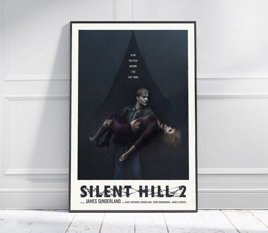 SILENT HILL 2 Game Poster | Game Art | Horror Game | Print | Room Decor | Wall Art
