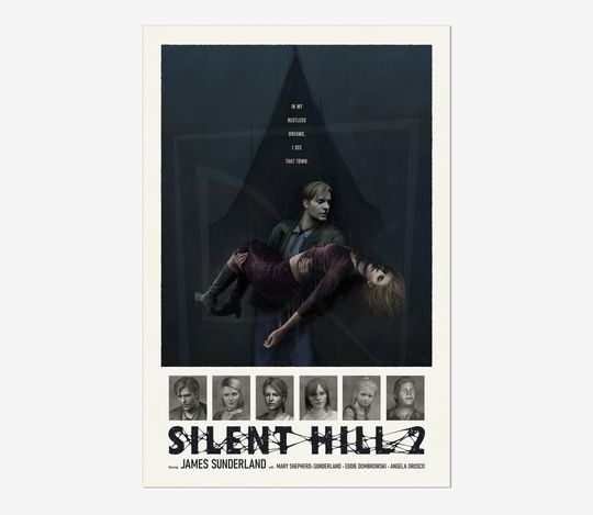 SILENT HILL 2 Game Poster | Game Art | Horror Game | Print | Room Decor | Wall Art