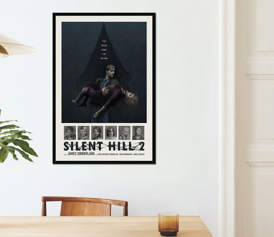 SILENT HILL 2 Game Poster | Game Art | Horror Game | Print | Room Decor | Wall Art