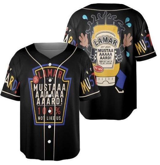 Kendrick Lamar Mustard Baseball Jersey