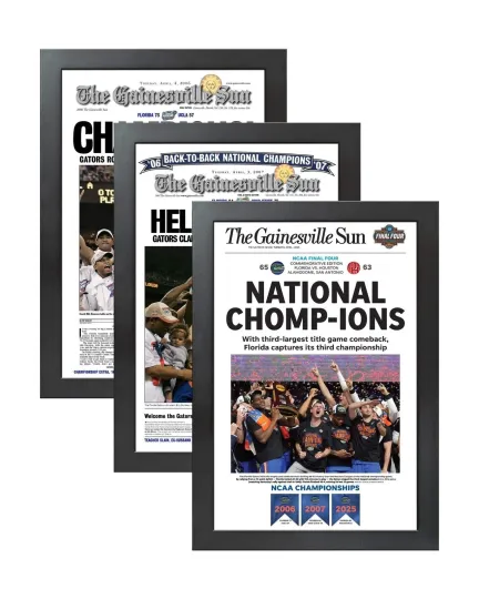 Florida Gators Basketball Championship - 2006, 2007 & 2025
