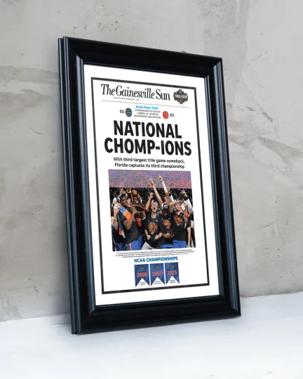 Florida Gators Basketball Championship - 2006, 2007 & 2025