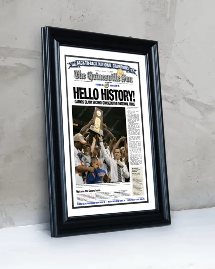 Florida Gators Basketball Championship - 2006, 2007 & 2025