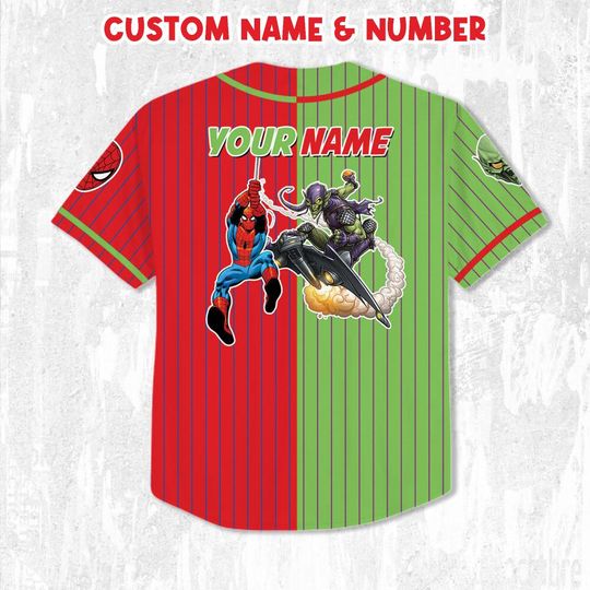 Personalized Spider-Man vs Green Goblin City Showdown