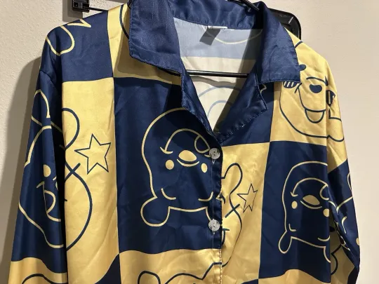 Winnie the Pooh Satin Pajama Set Long Sleeve Disney