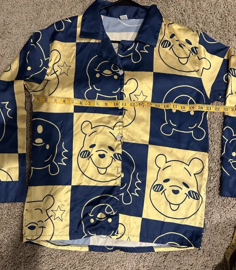 Winnie the Pooh Satin Pajama Set Long Sleeve Disney