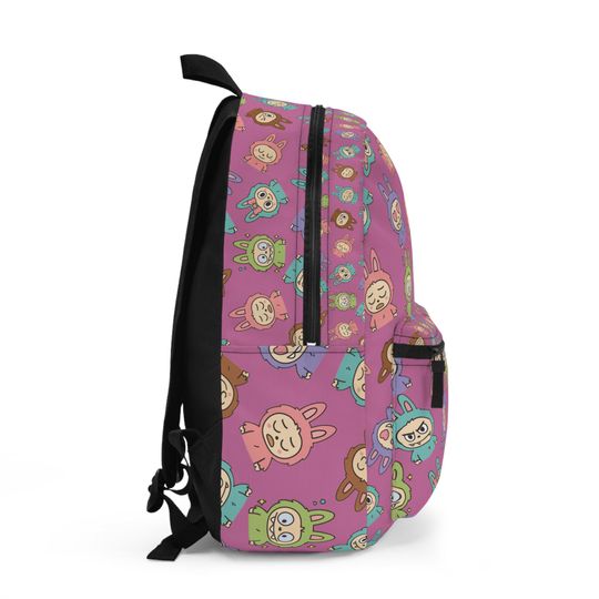 Labubu Colorful Backpack for School, Cute Labubu Book Bag for Kids