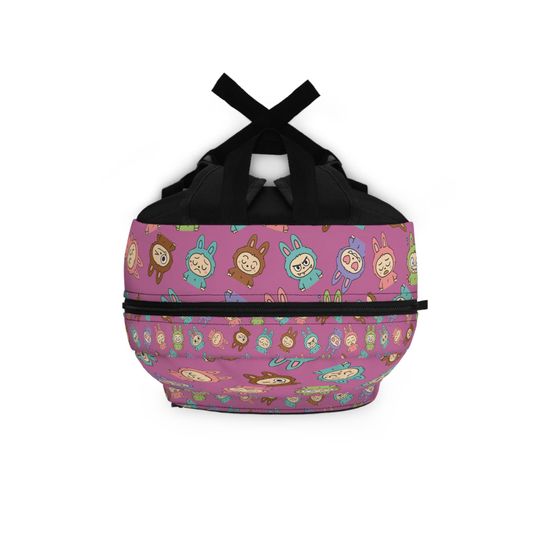 Labubu Colorful Backpack for School, Cute Labubu Book Bag for Kids