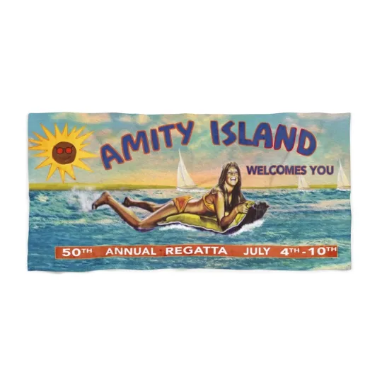 Jaws Beach Towel