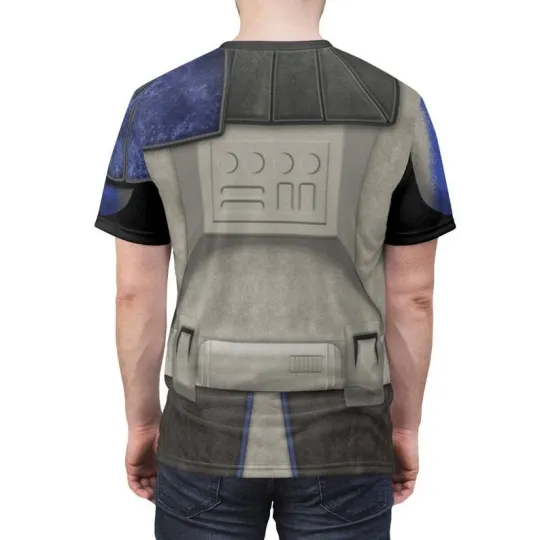 Star Wars Captain Rex Cosplay Costume Clone Trooper Captain Tshirt 3D