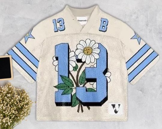 Custom Name And Number Mesh Football Jersey, Concert Jersey, Game Day Commitment Gift, Custom Text Football Jersey
