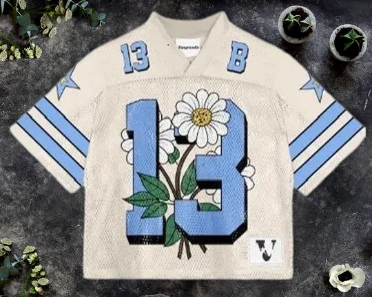 Custom Name And Number Mesh Football Jersey, Concert Jersey, Game Day Commitment Gift, Custom Text Football Jersey