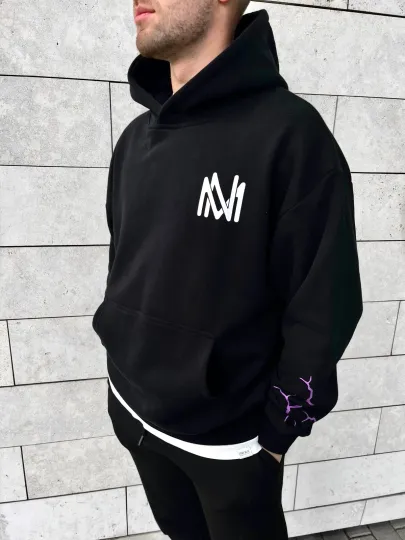Puff print hoodie