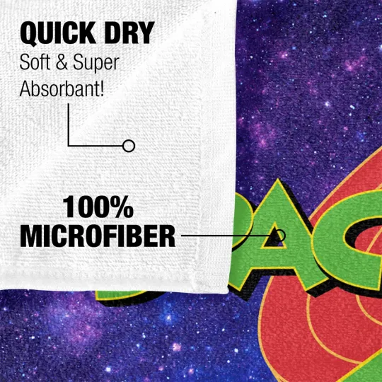 Space Jam SJ Logo Beach Towel 30"x60"