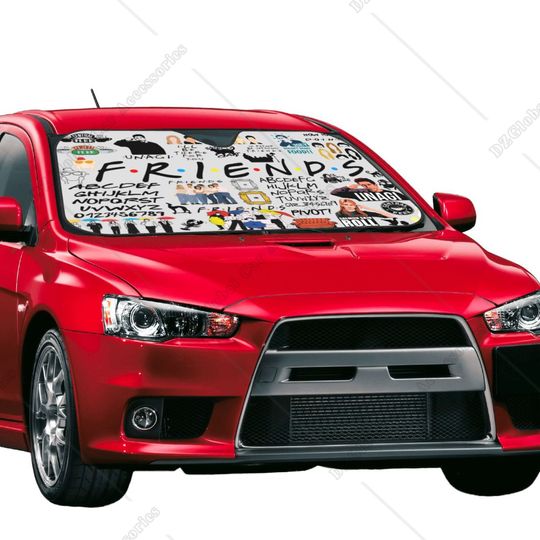 Friends TV Show Windshield Sunshade Car Sun Shade Visor