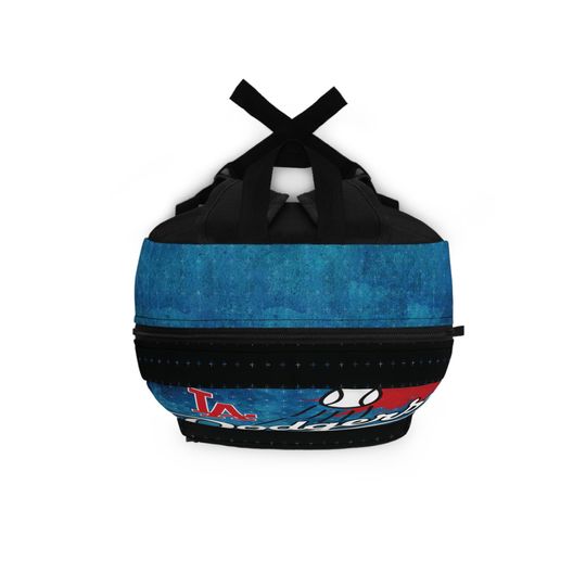 LA Dodgers Backpack - Blue Sporty School Bag, Baseball Fan Gift, Travel Backpack, Back to School Essential
