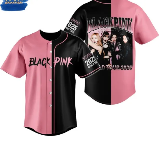 BlackPink World Tour 2025  Baseball Jersey
