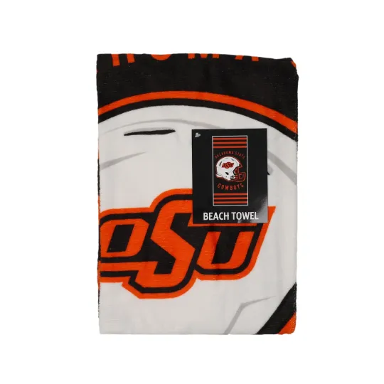 Northwest NCAA Oklahoma State Cowboys "Stripes" Beach Towel, 30" x 60"